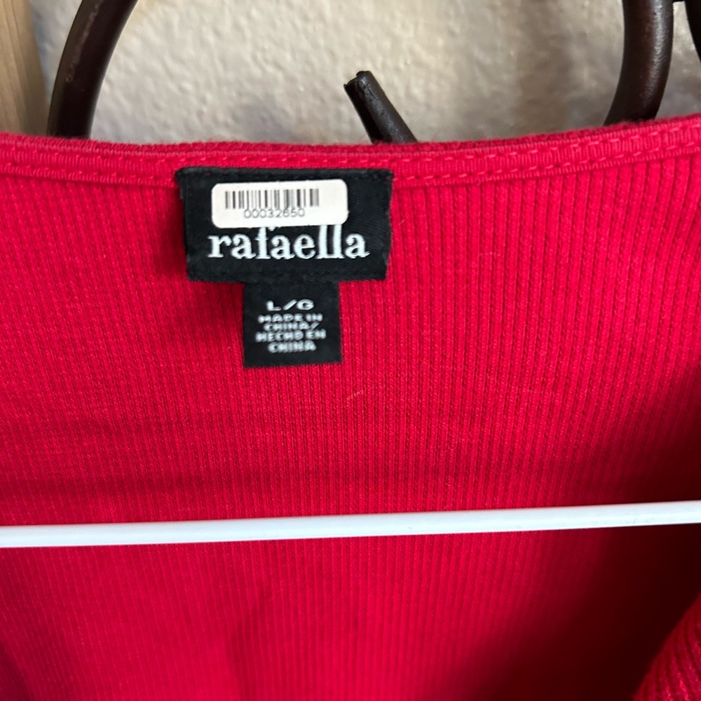 Red Ruffle Cardigan - Picture 2 of 2
